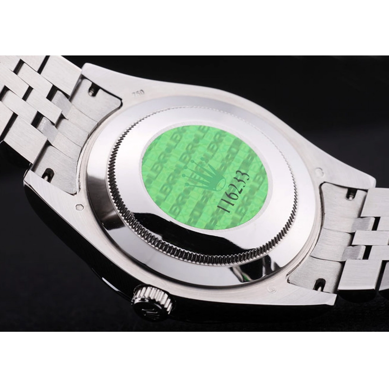 Good copy rolex watches Datejust 7478 Bezel White Rolex Ribbed Radial Dial 0707